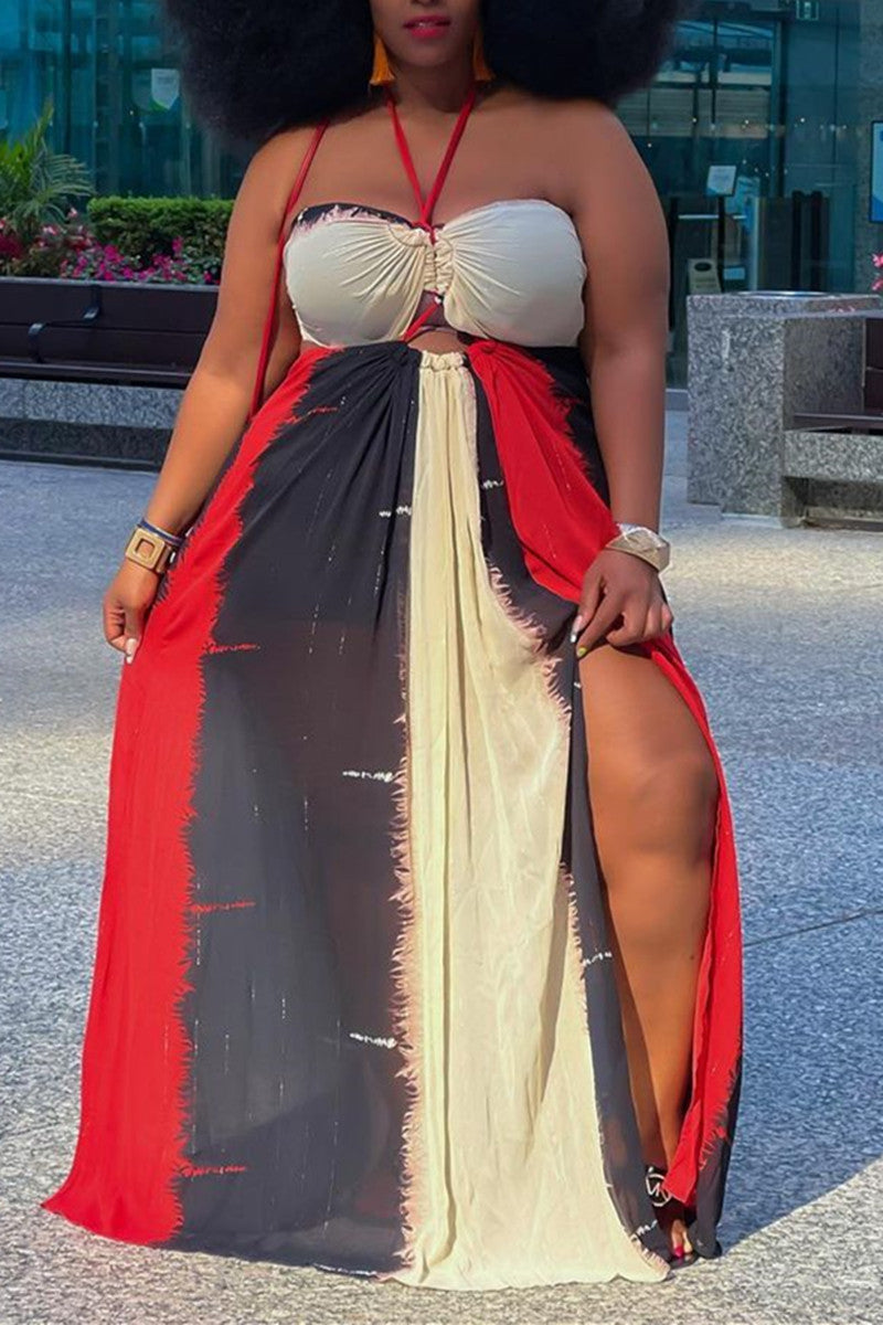 plus-size-dress-red-cusual-elegant-maxi-dress-uk-xpluswear