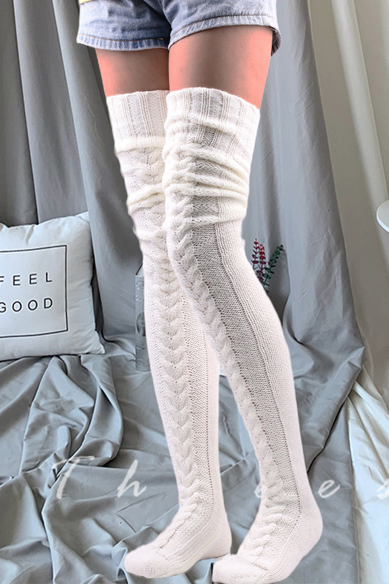 Over Knee Extra Long Knitted Sock