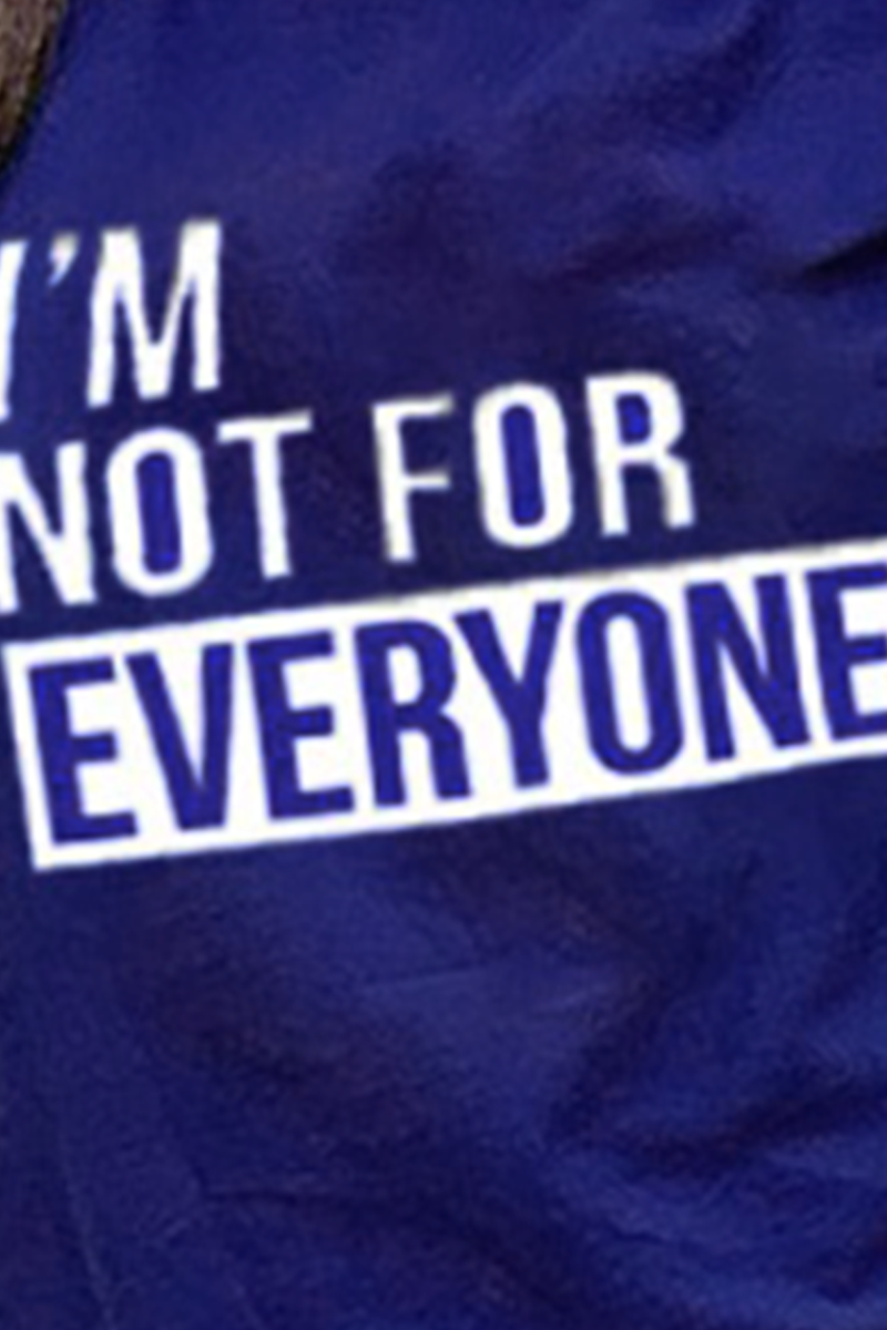 Plus Size I’m Not for Everyone Round Neck Short Sleeve T Shirt