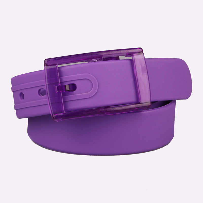 Solid Candy Color Square Belt