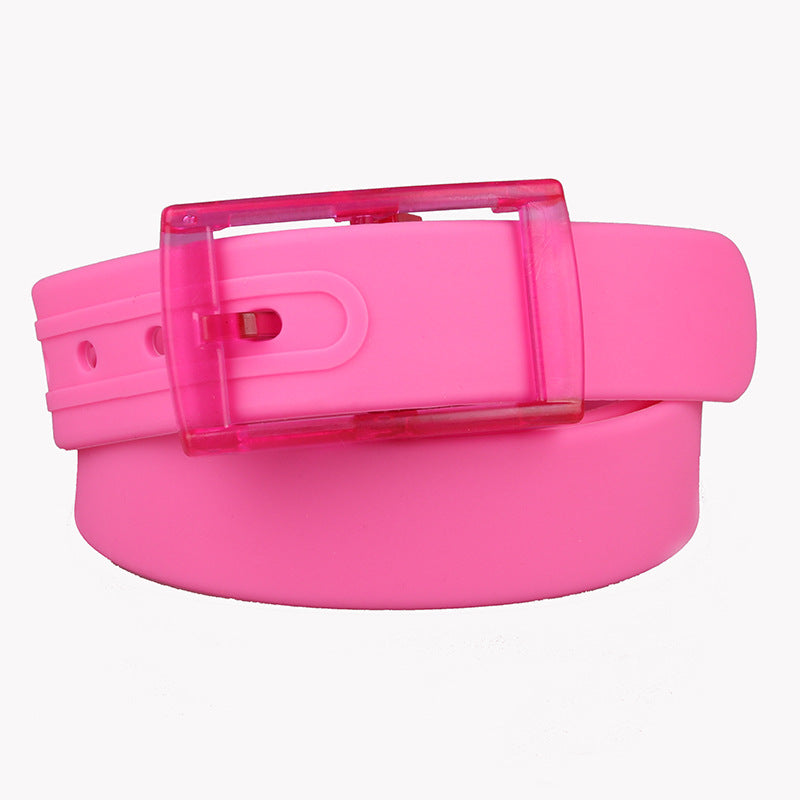 Solid Candy Color Square Belt