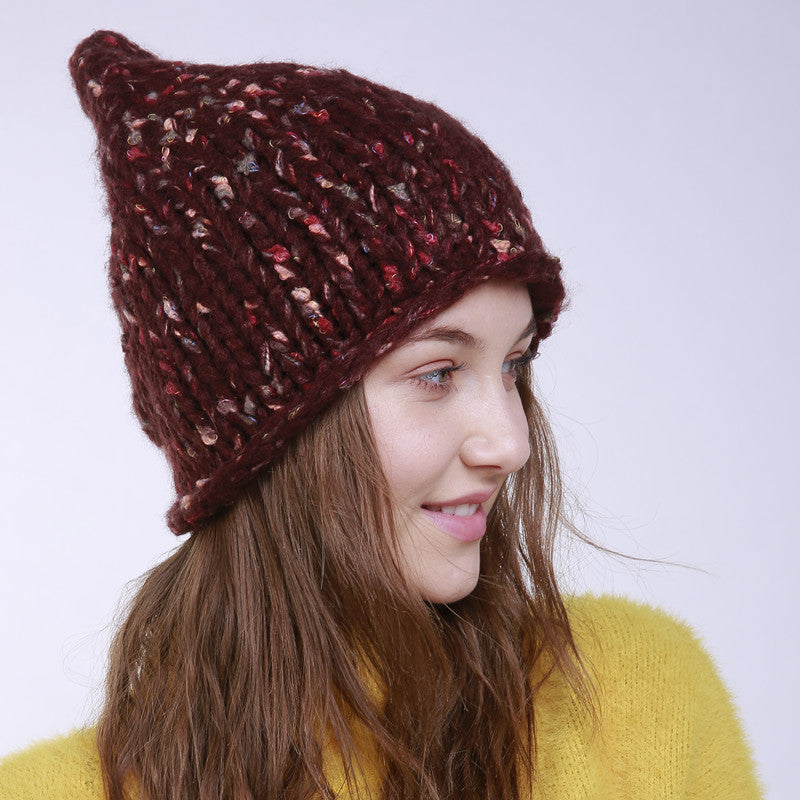 Winter Pure Hand Woven Knitted Hat