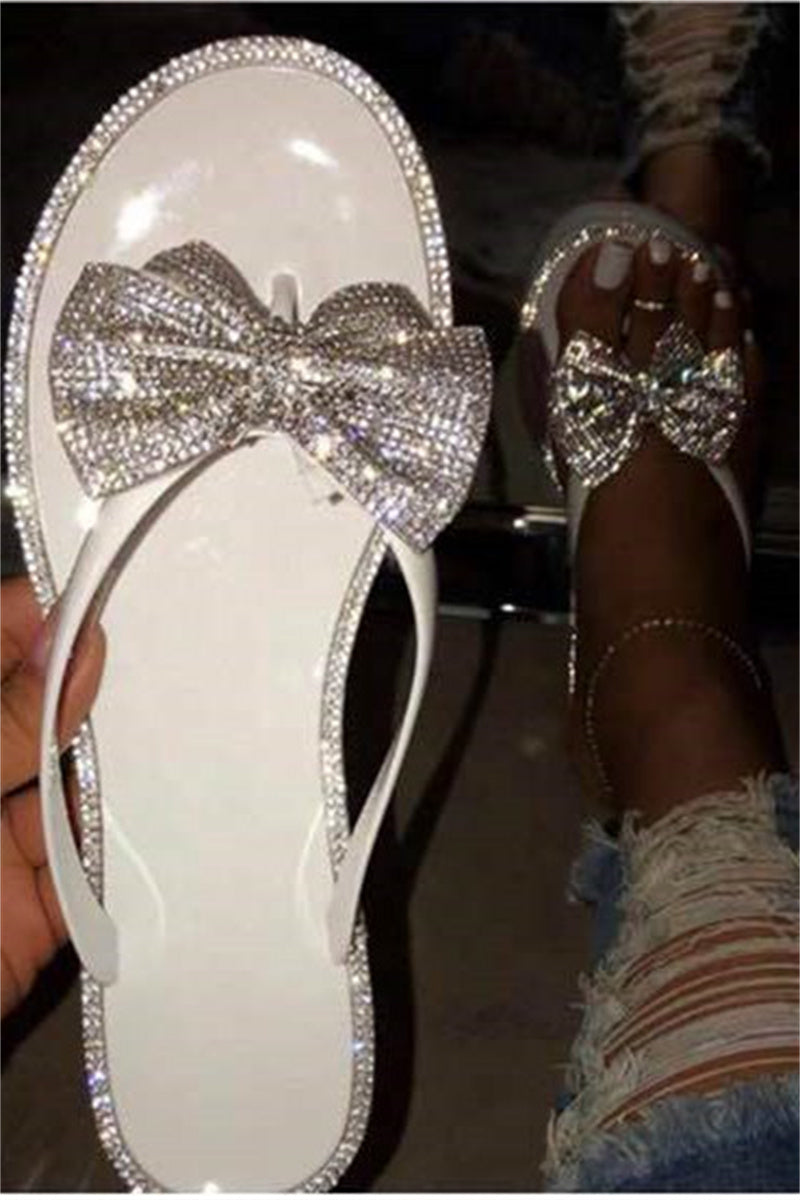 Casual Flip-flop Bows Slippers Shoes