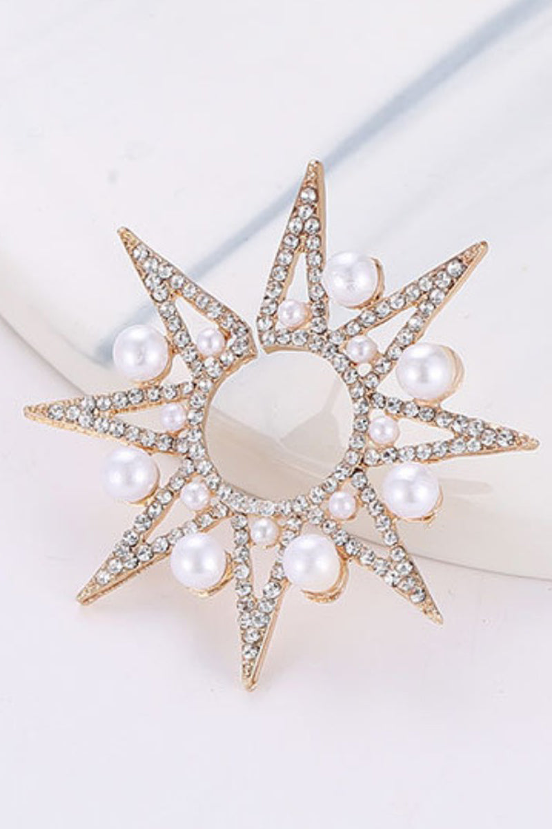 Sweet Star Pearl Decoration Earring