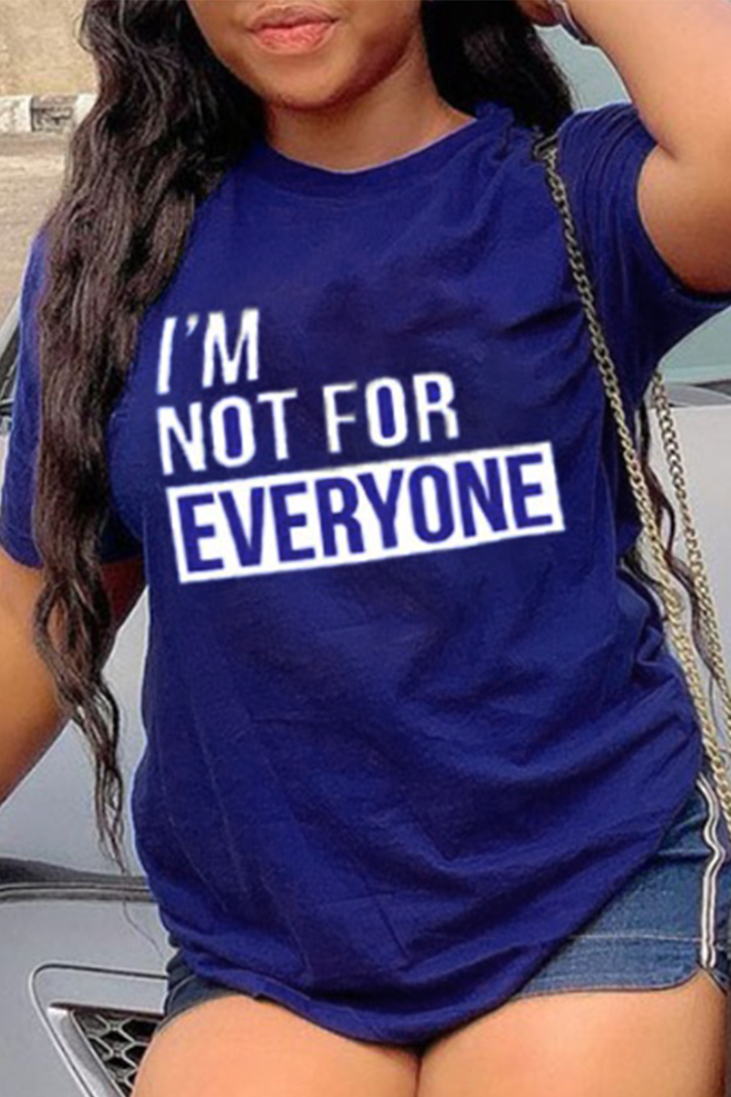 Plus Size I’m Not for Everyone Round Neck Short Sleeve T Shirt