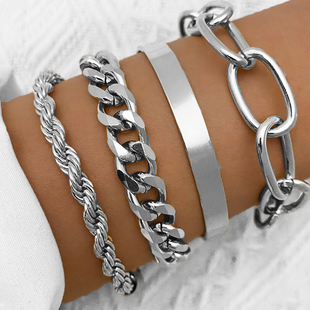 Fashion Hollow Out Stacking Bracelet