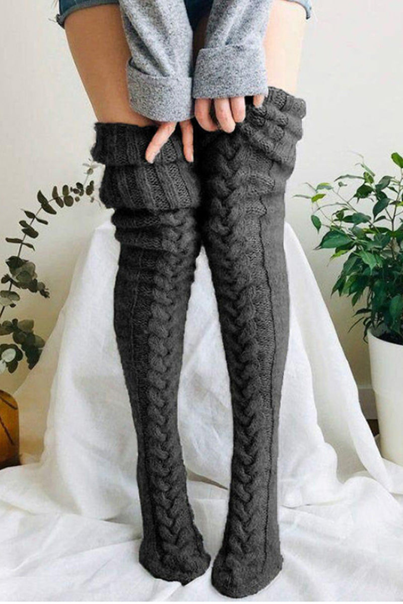 Over Knee Extra Long Knitted Sock