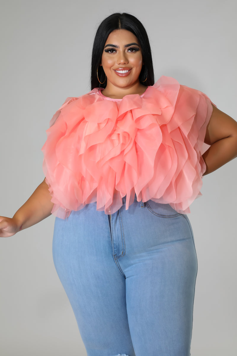 [Pre-Sale] Plus Size Casual Solid Flounce Lace Up Flounce Blouses