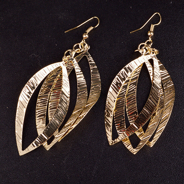 Casual Vintage Spiral Wreath Earring