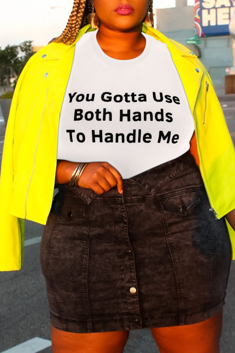 You Gotta Use Both Hands To Handle Me Tee0028