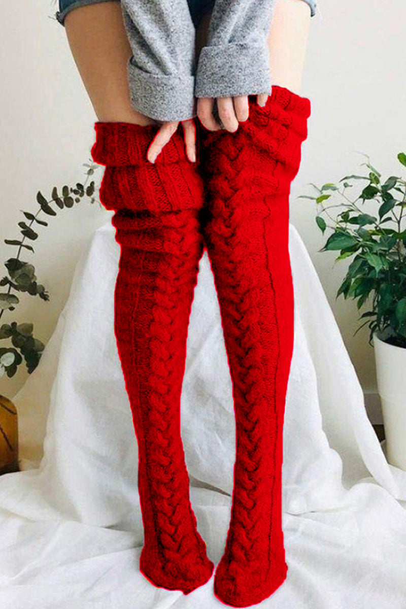 Over Knee Extra Long Knitted Sock