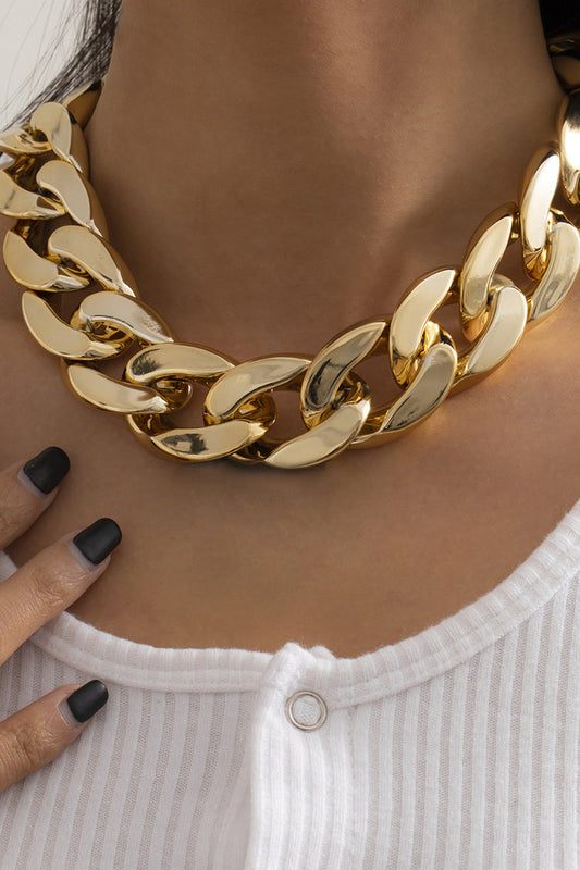 Street Hollow-out Chain Necklace