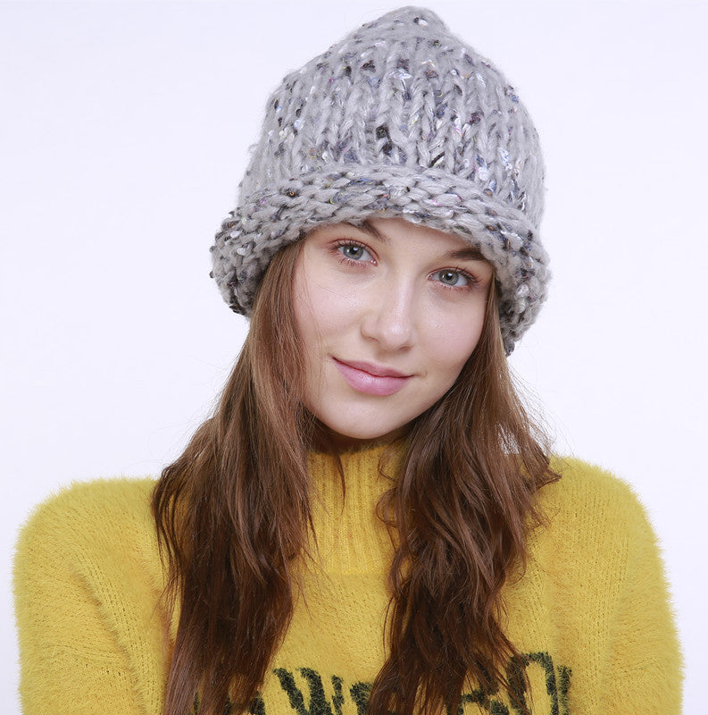 Winter Pure Hand Woven Knitted Hat