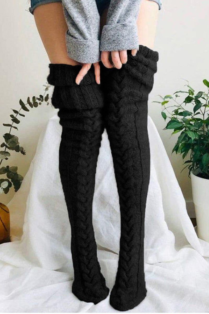 Over Knee Extra Long Knitted Sock