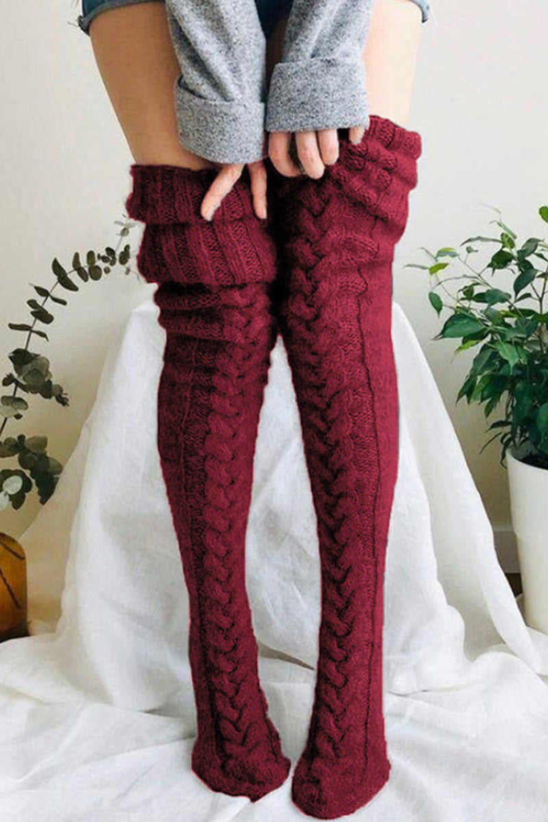 Over Knee Extra Long Knitted Sock