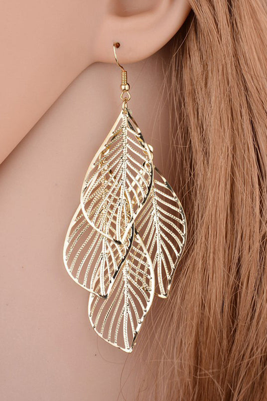 Leaf Hollow-out Earring