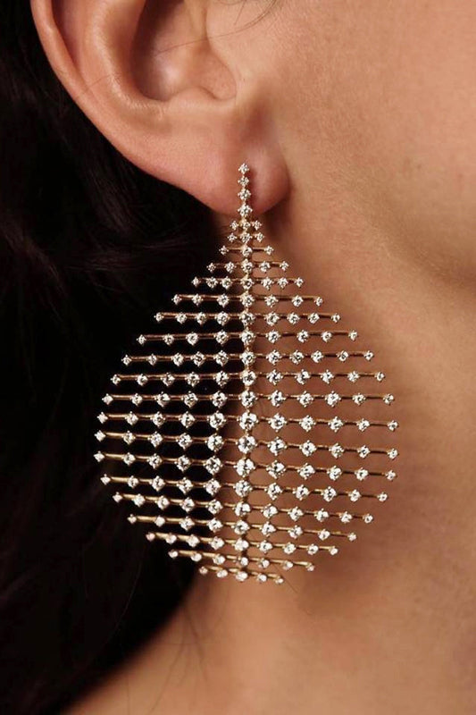 Geometric Pattern Hollow-out Earring(One Piece)
